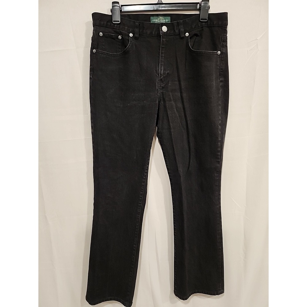 Lauren Ralph Lauren‎ Jeans Women's Size 12 Black, 5 Pocket, Classic Bootcut
